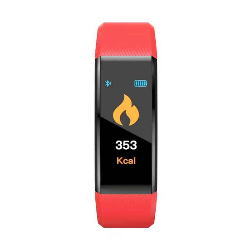 Smart Sports Bracelet Menand Women Pedometer Heart Rate Blood Pressure Fitness Ttracker Smartwatch Bluetooth for Ios Android+Box